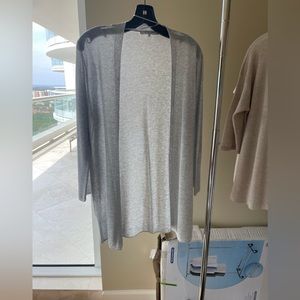 Gerard Darel light gray knit viscose cardigan excellent condition